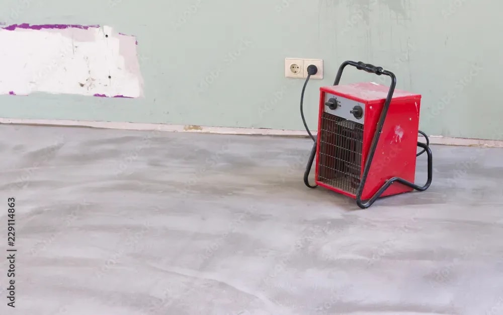 Nasser Boden nach Rohrbruch in Hannover - Schnelle Trocknung